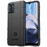 Mobigear Rugged Shield Motorola Moto E22 Hoesje Flexibel TPU Backcover Shockproof - Zwart