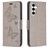 Mobigear Butterfly Samsung Galaxy S23 FE Hoesje Bookcase Portemonnee - Grijs