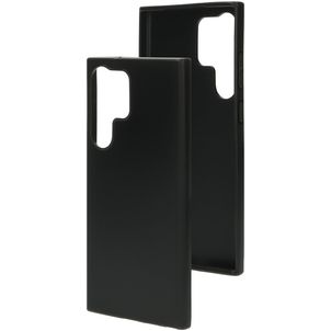 Mobiparts Classic Samsung Galaxy S23 Ultra Hoesje Flexibel TPU Backcover - Matt Black