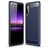 Mobigear Brushed Slim Sony Xperia 10 II Hoesje Flexibel TPU Backcover - Blauw