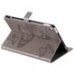 Mobigear Butterfly iPad 7 (2019) Hoes Bookcase + Stylus Houder - Grijs