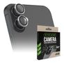 Striker Single Lens iPhone 16 Plus Glazen Camera Lens Protector - Case Friendly - Zwart