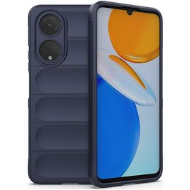 Mobigear Bumpy HONOR X7 Hoesje Flexibel TPU Backcover - Donkerblauw