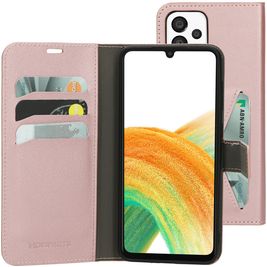 Mobiparts Classic Wallet Samsung Galaxy A33 Hoesje Bookcase Portemonnee - Roze