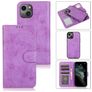Mobigear Wallet iPhone 13 Hoesje Uitneembare 2in1 Bookcase Portemonnee - Paars