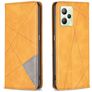 Mobigear Rhombus Slim Realme C35 Hoesje Bookcase - Cognac