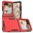 Mobigear Heavy Armor Motorola Razr 50 Hoesje Hardcase Backcover Shockproof - Rood