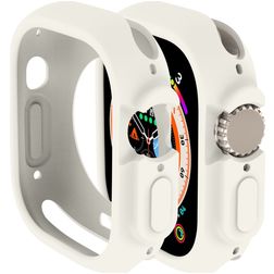 Mobigear Colors Apple Watch Ultra - 49 mm Hardcase Hoesje - Wit