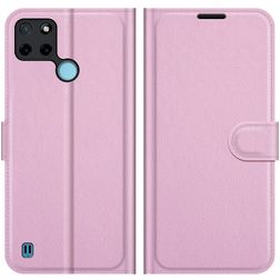 Mobigear Classic Realme C21Y Hoesje Bookcase Portemonnee - Roze
