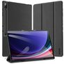 Mobigear Domo Samsung Galaxy Tab S10 Ultra Hoes Bookcase + Stylus Houder - Zwart