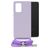 Mobilize Lanyard Gelly Samsung Galaxy A33 Flexibel TPU Hoesje met koord - Pastel Purple