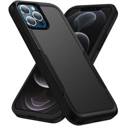 Mobigear Heavy Armor iPhone 14 Pro Max Hoesje Hardcase Backcover Shockproof - Zwart