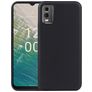Mobigear Basics Nokia C32 Hoesje Flexibel TPU Backcover - Zwart
