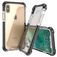 Mobigear Crystal iPhone X Hoesje Hardcase Backcover - Zwart / Transparant
