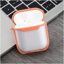 Mobigear Shockproof Apple AirPods 2 Hoesje Flexibel TPU - Oranje