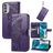 Mobigear Butterfly Motorola Moto G52 Hoesje Bookcase Portemonnee - Paars