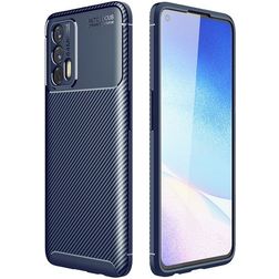 Mobigear Racing Realme GT Hoesje Flexibel TPU Backcover - Blauw