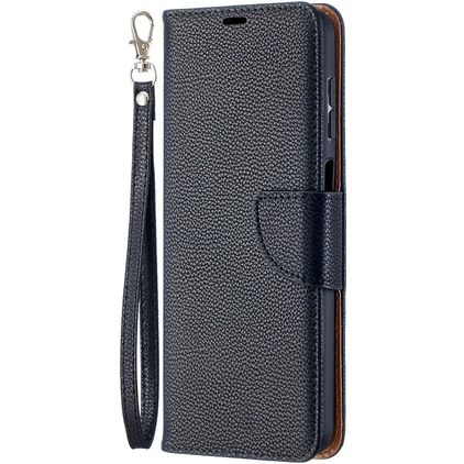 Mobigear Excellent Samsung Galaxy A12 Hoesje Bookcase Portemonnee - Zwart