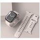 Mobigear Sport Armor Siliconen Apple Watch Bandje Druksluiting - 42/41/40/38 mm - Sand Pink