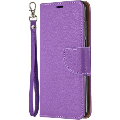Mobigear Excellent Huawei P40 Hoesje Bookcase Portemonnee - Paars