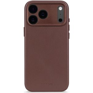 Decoded iPhone 17 Pro Max Hoesje Echt Leer Backcover Shockproof - Dark Ruby