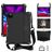 Mobigear HexStrap iPad Air 5 (2022) Hoes Hard Kunststof,EVA Schuim Backcover + Stylus Houder + Schouderband + Standaard - Zwart