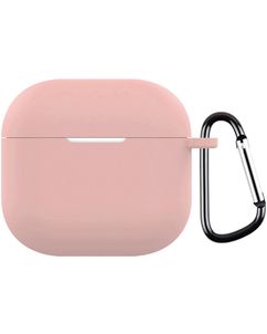 Mobigear Colors Apple AirPods 4 Hoesje Flexibel Siliconen - Roze