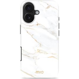 MIO iPhone 17 MagSafe Hoesje Hardcase Backcover - White Marble