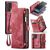 Caseme 008 Samsung Galaxy A52s 5G Hoesje Uitneembare 2in1 Bookcase Portemonnee - Rood