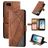 Mobigear Rhombus iPhone 8 Hoesje Bookcase Portemonnee - Bruin