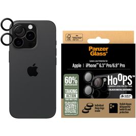 PanzerGlass Hoops iPhone 16 Pro Max Glazen Camera Lens Protector - Case Friendly