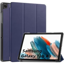 Mobigear Tri-Fold Samsung Galaxy Tab A9 (2023) Hoes Bookcase - Donkerblauw