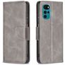 Mobigear Excellent Motorola Moto G22 Hoesje Bookcase Portemonnee - Grijs