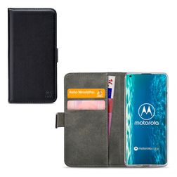 Mobilize Classic Gelly Wallet Motorola Edge (2020) Hoesje Bookcase Portemonnee - Zwart