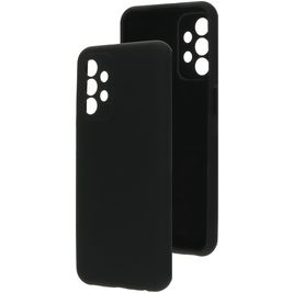Mobiparts Samsung Galaxy A23 Siliconen Hoesje Backcover - Zwart