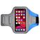 Mobigear Easy Fit Telefoonhouder Hardlopen Neopreen Sport Hoesje Sportarmband - Large - Blauw