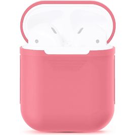 Mobigear Colors Apple AirPods 1 Hoesje Flexibel Siliconen - Roze Mobigear Colors Apple AirPods 1 Hoesje Flexibel Siliconen - Roze