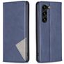 Mobigear Rhombus Slim Samsung Galaxy S24 Plus Hoesje Bookcase - Blauw