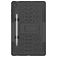 Mobigear Tire Samsung Galaxy Tab S6 Lite Hardcase Backcover + Stylus Houder + Standaard - Zwart