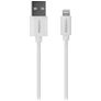 Mobilize USB-A naar Apple Lightning Kabel MFI 1 Meter - Wit