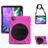Mobigear SureGrip XGuard iPad Pro 12.9 Inch (2020) Hoes Hard Kunststof,Siliconen Backcover + Stylus Houder + Schouderband + Standaard - Roze