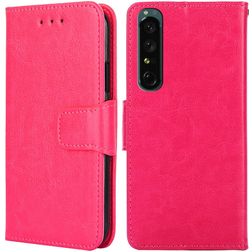 Mobigear Wallet Sony Xperia 1 IV Hoesje Bookcase Portemonnee - Rood