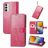 Mobigear Clover Samsung Galaxy M23 Hoesje Bookcase Portemonnee - Magenta