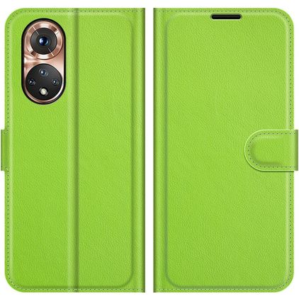 Mobigear Classic HONOR 50 Hoesje Bookcase Portemonnee - Groen