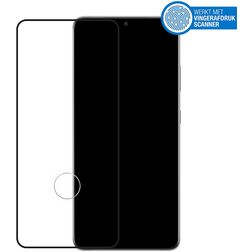 Mobilize Premium Samsung Galaxy S21 Ultra Glazen Screenprotector - Case Friendly - Zwart