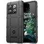 Mobigear Rugged Shield OnePlus 10T Hoesje Flexibel TPU Backcover Shockproof - Zwart