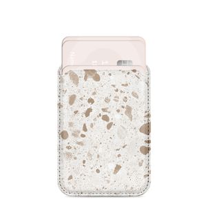 MIO Pasjeshouder - 3 Pasjes - MagSafe Compatible - Soft Terrazzo
