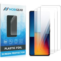 Mobigear POCO M6 Pro Screenprotector Folie - Case Friendly (3-Pack)