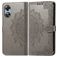 Mobigear Mandala OPPO A17 Hoesje Bookcase Portemonnee - Grijs