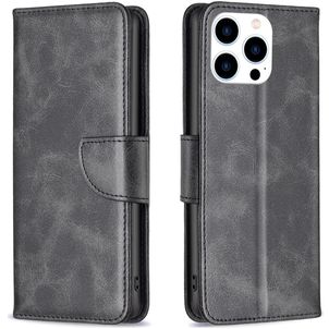 Mobigear Excellent iPhone 16 Pro Max Hoesje Bookcase Portemonnee - Zwart